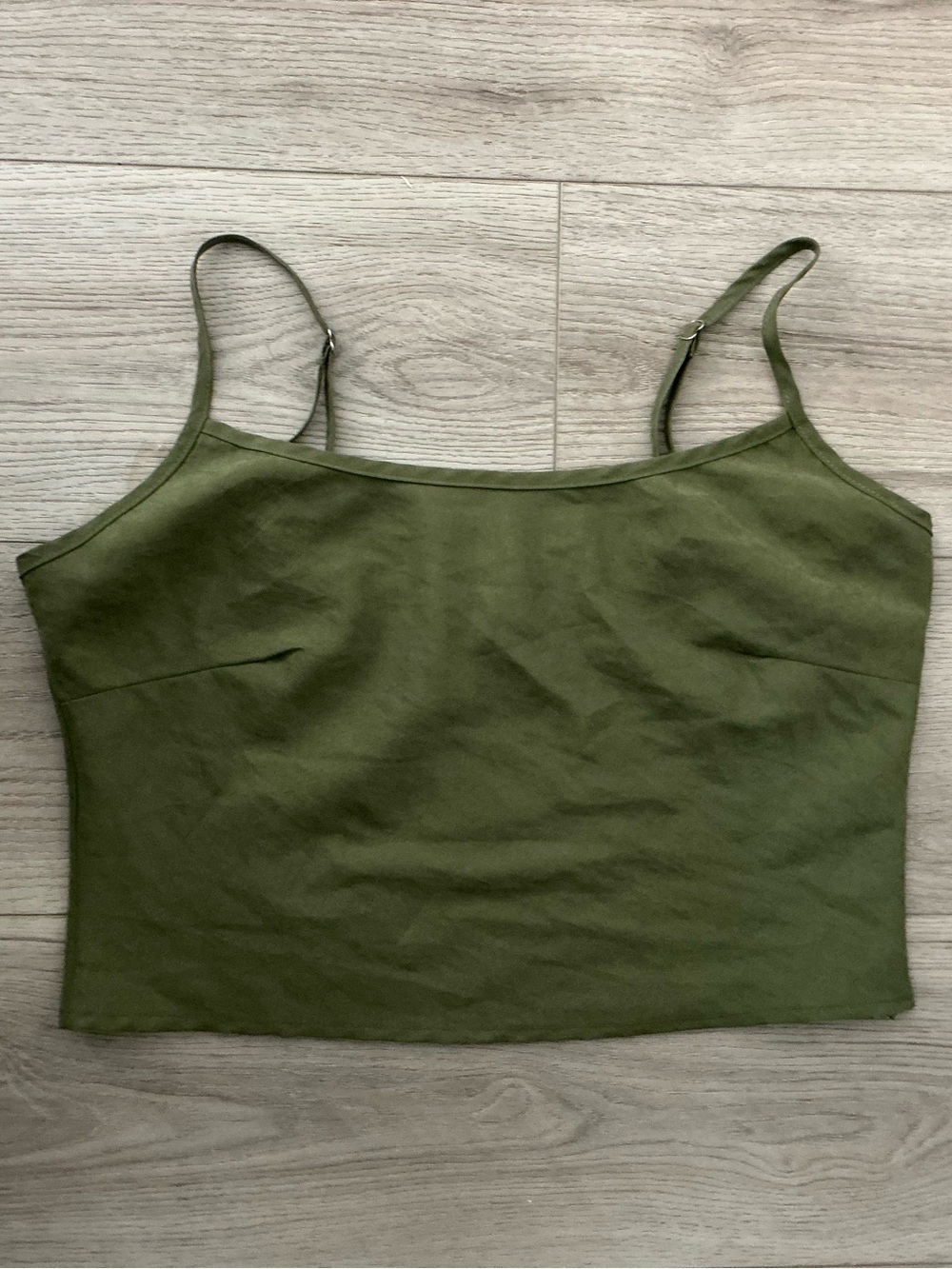 Princess Polly Olive Green Adjustable Strap Cami